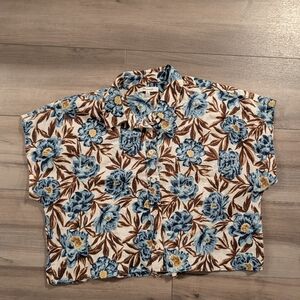 Madewell Crop Dolman Shirt